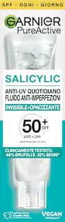 Fluido anti-imperfezioni PureActive BHA+ Niacinamide SPF50+ invisibile e opacizzante, 40 ml