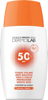 Fluido solare anti macchia viso e collo SPF50+, 40 ml