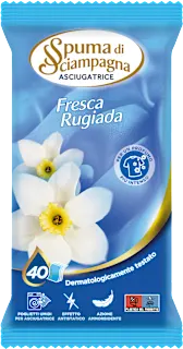 Foglietti profumati per asciugatrice Fresca Rugiada, 40 pz