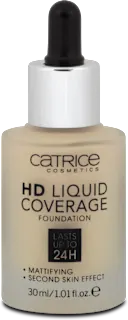 Fondotinta HD Liquid Coverage - n. 010 Light Beige, 30 ml