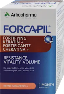 Forcapil fortificante cheratina +, 60 pz