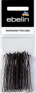 Forcine extra sottili ondulate marroni, 18 pz