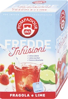 Fredde infusioni fragola e lime, 45 g
