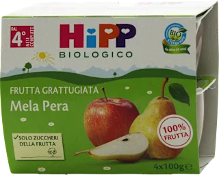 Frutta grattugiata mela pera, 400 g