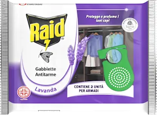 Gabbiette antitarme alla lavanda, 2 pz