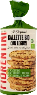 Gallette ai legumi bio, 120 g