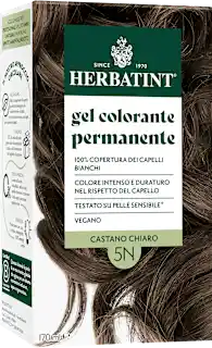 Gel colorante permanente 5N castano chiaro, 1 pz