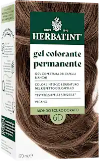 Gel colorante permanente 6D Biondo Scuro Dorato, 1 pz