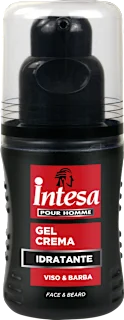 Gel crema idratante per viso e barba, 100 ml