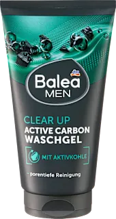 Gel detergente CLEAR UP con carbone attivo, 150 ml