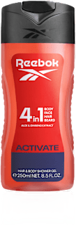 Gel doccia 4in1 Activate con Aloe e Ginseng, 250 ml