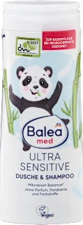 Gel doccia e shampoo per pelli sensibili, 300 ml
