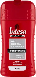 Gel doccia shampoo tonificante all'aloe, 250 ml