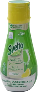 Gel Lavastoviglie Tutto In 1 Powered By Nature profumo di limone, 640 ml