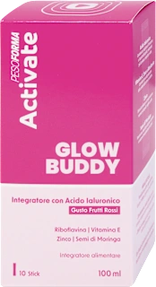 GLOW BUDDY Integratore con acido ialuronico, 100 ml