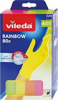 Guanti monouso rainbow taglia S/M, 80 pz