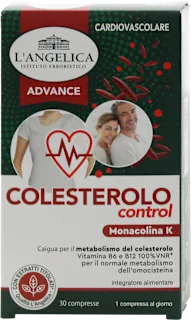 Integratore alimentare colesterolo control Advance, 30 pz
