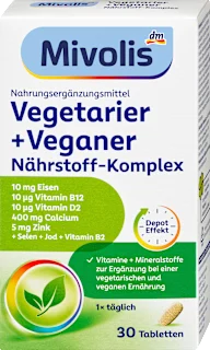 Integratore alimentare con vitamine e minerali, 30 pz