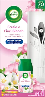 Kit diffusore spray automatico Freshmatic Fresia e fiori bianchi, 1 pz