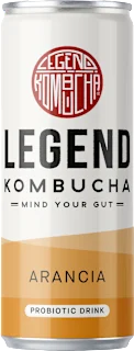 Kombucha bevanda probiotica all'arancia, 250 ml