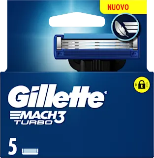 Lame di ricambio per rasoio Mach3® Turbo, 5 pz