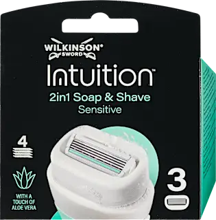 Lamette di ricambio Intuition 2in1 sensitive, 3 pz