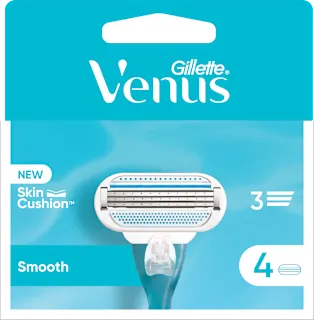 Lamette di ricambio per rasoio da donna Venus Smooth, 4 pz