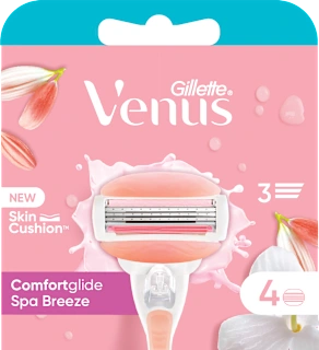 Lamette di ricambio per rasoio da donna Venus Spa Breeze, 4 pz