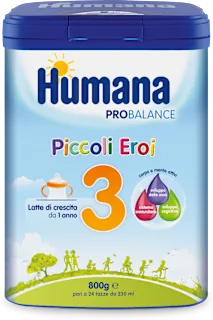 Latte di crescita in polvere Piccoli Eroi 3, 800 g