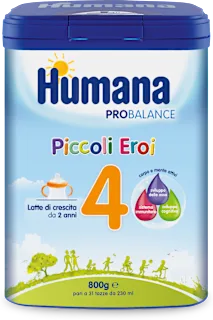 Latte di crescita in polvere Piccoli Eroi 4, 800 g