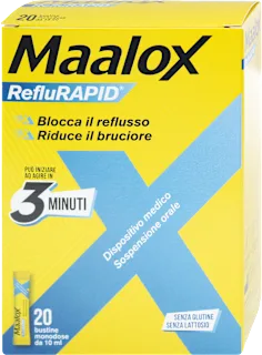 Maalox RefluRAPID in bustine, 20 pz