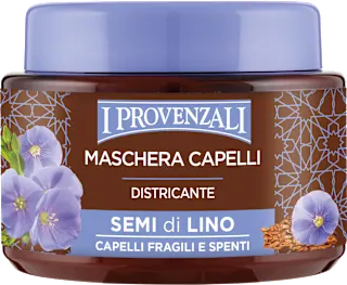 Maschera capelli erboristica districante con semi di lino, 200 ml