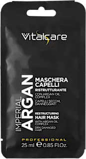 Maschera capelli ristrutturante con olio di argan, 25 ml