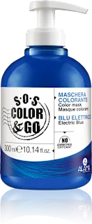 Maschera colorata SOS Color&Go blu, 300 ml