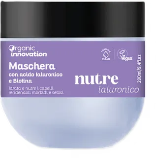 Maschera con acido ialuronico e biotina, 280 ml