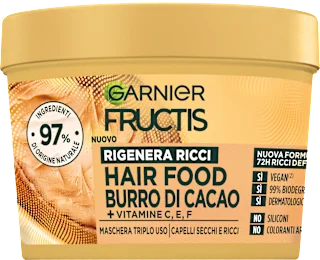 Maschera Hair Food Ricci Rigenerante, 390 ml
