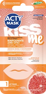 Maschera labbra in hydrogel rimpolpante all'arancia, 1 pz