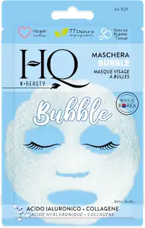 Maschera viso Bubble con Acido Ialuronico e Collagene, 1 pz