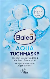 Maschera viso idratante AQUA in tessuto, 1 pz