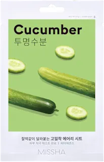 Maschera viso in tessuto Airy Fit Cucumber, 1 pz