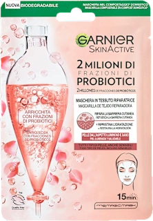 Maschera viso in tessuto SKINACTIVE riparatrice con probiotici, 1 pz