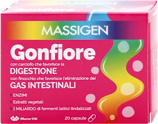 Massigen Gonfiore e Digestione, 20 pz