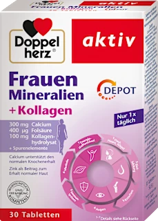 Minerali per le donne + collagene, 30 pz