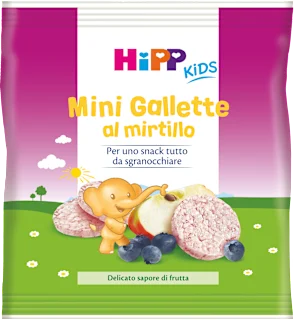 Mini gallette al mirtillo, 30 g