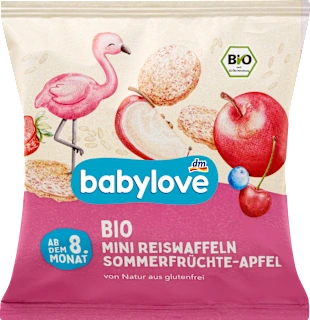 Mini gallette Bio di riso alla frutta, 35 g