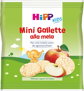 Mini gallette di riso alla mela, 30 g