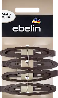 Mollette marroni per capelli, 4 pz