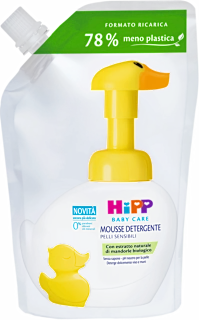 Mousse detergente pelli sensibili - formato ricarica, 250 ml