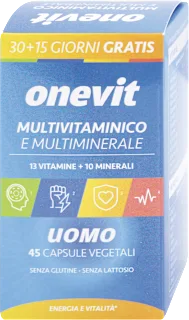 Multivitaminico e multiminerale uomo, 34,47 g