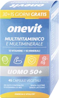 Multivitaminico e multiminerale uomo 50+, 44,4 g